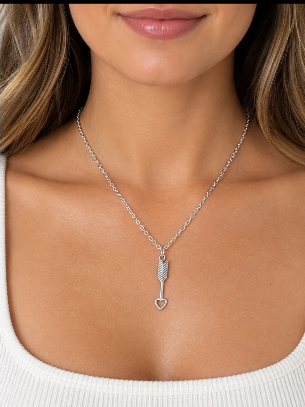 Silver Arrow Necklace